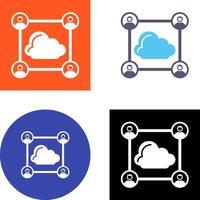 Network Icon Design vector