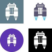 Jetpack Icon Design vector