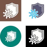 Virus Protection Icon Design vector