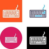 diseño de icono de teclado vector