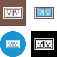 Socket Icon Design vector