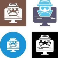 Spyware Icon Design vector