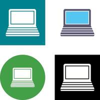 Laptop Icon Design vector