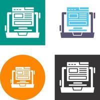 Layout Icon Design vector