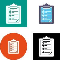 Clipboard Icon Design vector