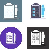 Check List Icon Design vector