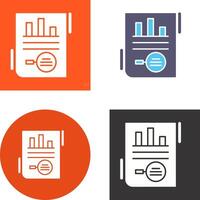 Market Research Icon Design vector