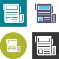 News Icon Design vector