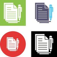 Document Icon Design vector