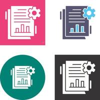 SEO Report Icon Design vector