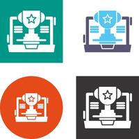 Trophy Icon Design vector