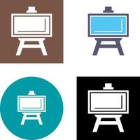 Easel Icon Design vector