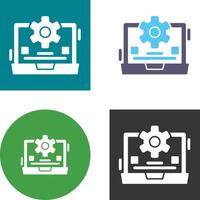 Laptop Icon Design vector