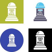 diseño de icono de buzón de correo vector