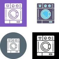 Washing Machine Icon Design vector