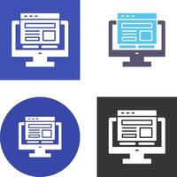Adaptive Layout Icon Design vector