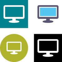 Monitor Icon Design vector