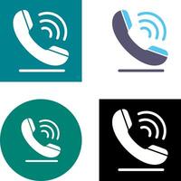 diseño de icono de llamada telefónica vector
