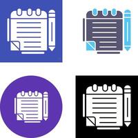 Notepad Icon Design vector