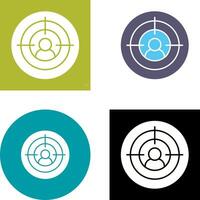 Goal Icon Design vector