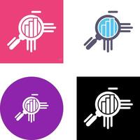 Business Analytics Icon Design vector