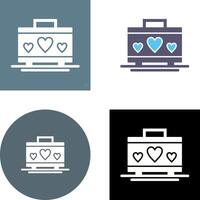 Suitcase Icon Design vector