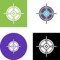 Aim Icon Design vector