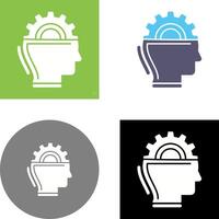 Machine Learning Icon Design vector