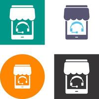 Support Icon Design vector