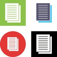 Document Icon Design vector