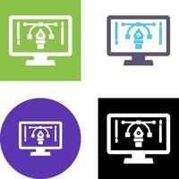 Elearning Icon Design vector