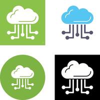 Cloud Computing Icon Design vector