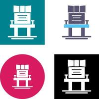 Chair Icon Design vector