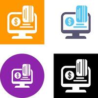 Online Payment Icon Design vector