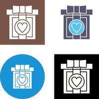 Gift Box Icon Design vector