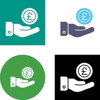 Pound Icon Design vector