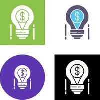 Light Bulb Icon Design vector