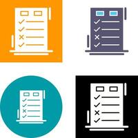 Today to Done CheckList Icon Design vector