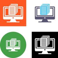 Document Icon Design vector