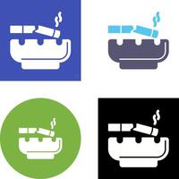 Broken Cigarette Icon Design vector