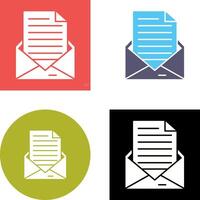 diseño de icono de correo vector