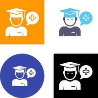 Medicine Faculty Icon Design vector