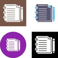 Write Icon Design vector