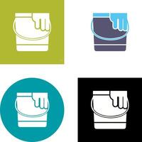 Paint Bucket Icon Design vector