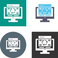 Update Icon Design vector