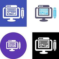 Web Design Icon Design vector