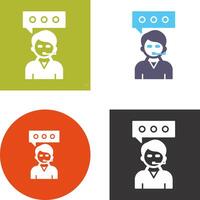 Client Service Icon Design vector