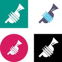 Trumpet Icon Design vector