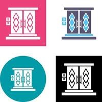 diseño de icono de puerta vector