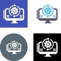 Synchronization Icon Design vector